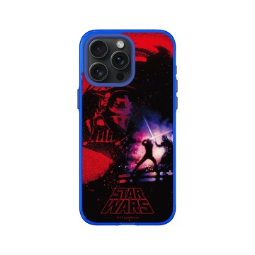 iPhone 15 Pro Max Clear 激光藍 - 迪士尼-星際大戰 Star Wars - 絕地大反攻：路克天行者&達斯維德-海報系列