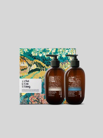 迎豐果年度版畫 手部清潔雙入禮盒＿肖楠葉洗手露330mL＋馬栗樹洗手露330mL