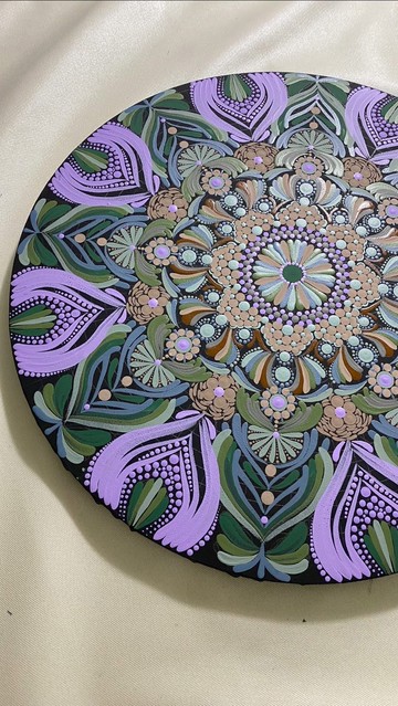 森語花祭 手繪曼陀羅 能量藝術 五行 客製 療癒開運 居家布置掛畫