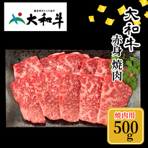 (冷凍) 大和牛 赤身 焼肉 500g ／ 金井畜産 国産 ふるさと納税 肉 生産農家 産地直送 奈良県 宇陀市 ブランド牛