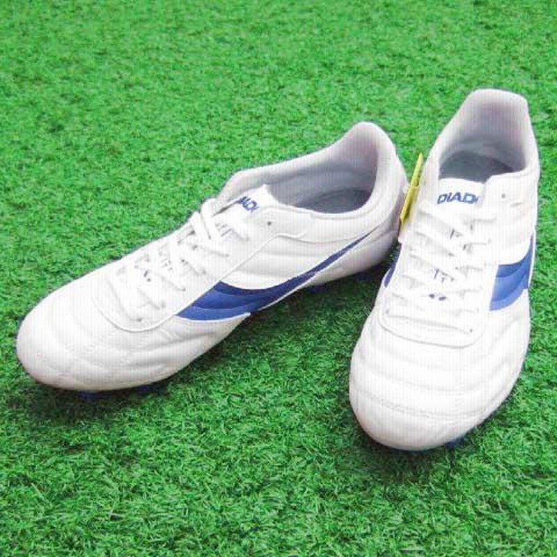 OUTLET SALE- 訳あり品など大放出 ファンタジスタMD PU ホワイト×ブルー 【diadora|ディアドラ Shoes