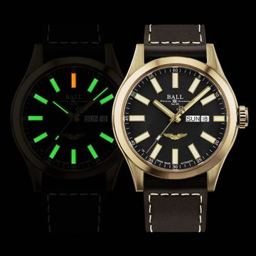 BALL 波爾 B1_青銅 Engineer III系列 復古飛行機械腕錶-43mm NM2186C-L4J-BK