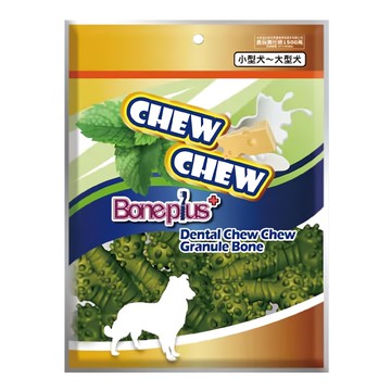 Boneplus 潔牙顆粒嚼嚼骨 L  清新草本  320g  1包