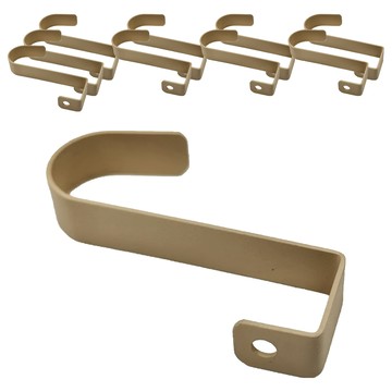 CHIFUN SENHUO 祈樂森活 廚門小吊鉤烤漆 6.8 x 1.3 x 2.3cm 2個  杏色  5組