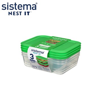 NEST 好收納保鮮盒1L(3入)