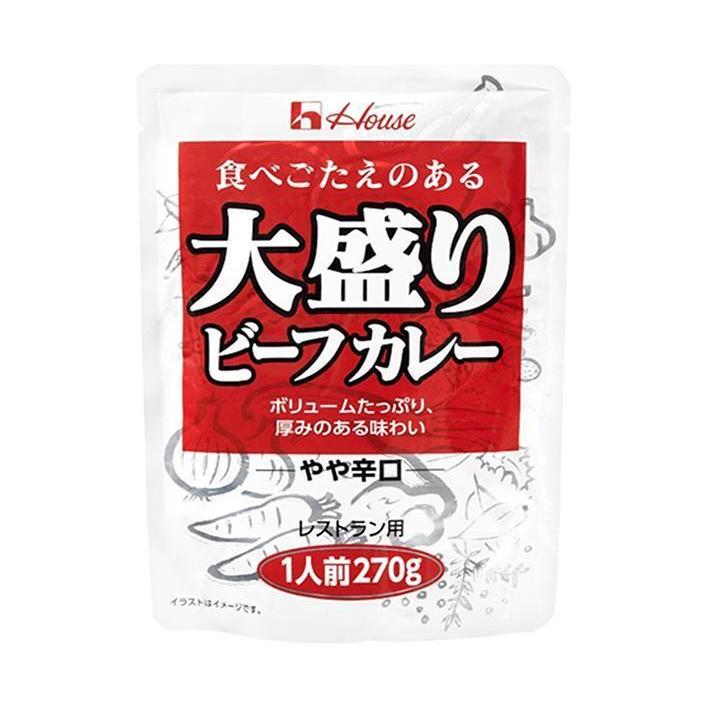 ハウス食品 大盛りビーフカレー 270g×40袋入×(2ケース)｜ 送料無料