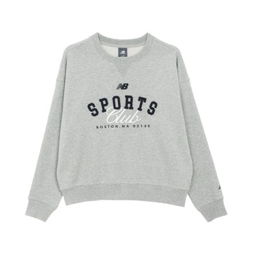 New Balance [New Balance]SPORTS長袖衛衣_女性_灰色_WT61O0ZWGHM
