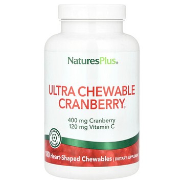 NaturesPlus, 超級咀嚼蔓越橘®，180 片心形咀嚼片