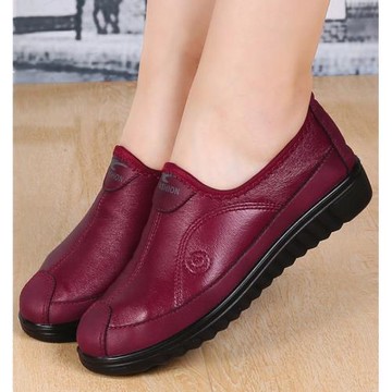 老北京布鞋女鞋媽媽鞋春秋款老人鞋軟底防滑老年奶奶鞋平底單鞋女