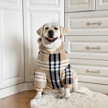 狗狗衣服大型犬冬季保暖衣服拉布拉多金毛潮牌羊羔毛衣服大狗衣服