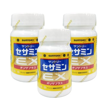 Suntory 芝麻明EX 3瓶組(90顆/瓶)
