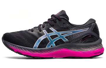 WMNS GEL NIMBUS 23 BLACK PURE SILVER
