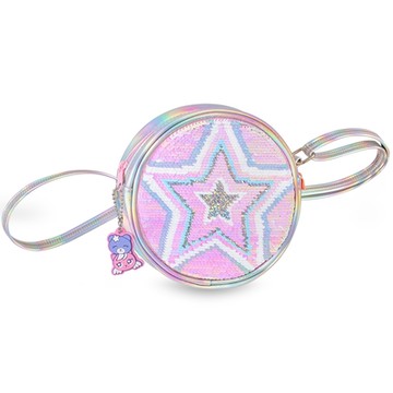 Tiger Family Fun Time圓形幻彩斜背包-夢幻樂園