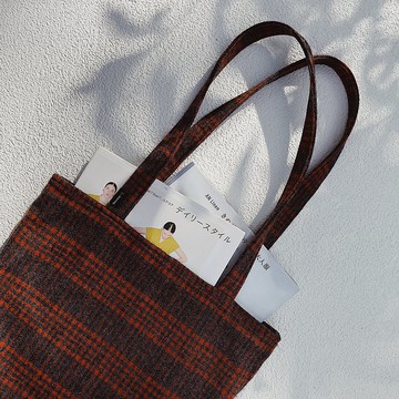 毛料單肩包/肩背袋/背包/背袋/毛呢布料