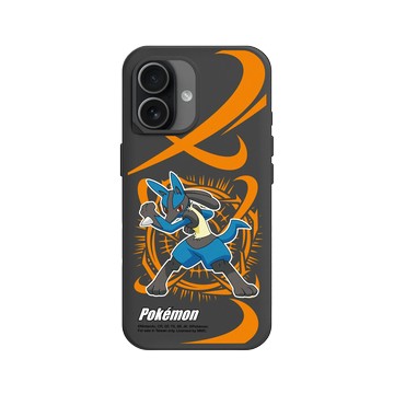 iPhone 17 SolidX 黑 - 寶可夢 Pokemon - 戰鬥系列-路卡利歐