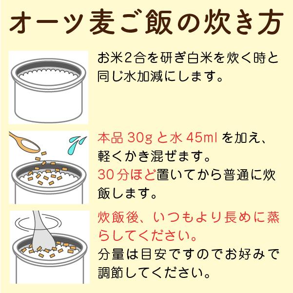 オーツ麦 炊飯用 900g（燕麦 エンバク オート麦）