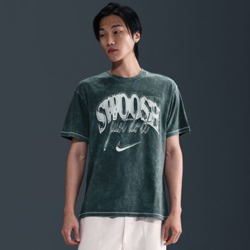 NIKE 短袖上衣 男女 中性款 中磅 落肩寬鬆版型 AS U NSW TEE M90 OC PCKT VNTG 綠 HQ9261-390