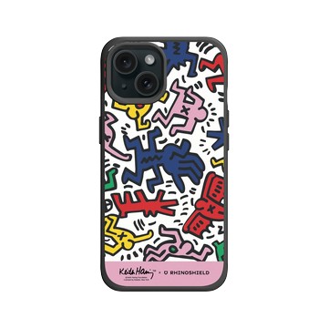 iPhone 15 SolidX 黑 - Keith Haring - Icons