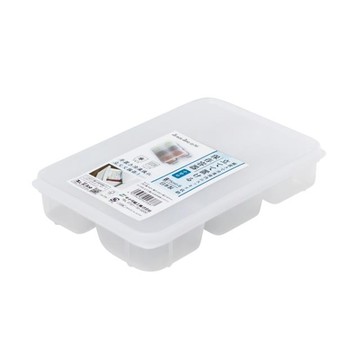 小禮堂 Sanada 六格透明保鮮盒