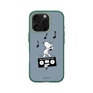 iPhone 16 Pro Clear 憂墨綠 - 史努比 Snoopy - 隨音樂搖擺吧！