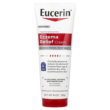 Eucerin, 溼疹緩解膏，無香，8 盎司（226 克）