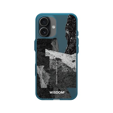 iPhone 17 Clear (相機按鈕) 夜幕藍 - WISDOM - TIME & SPACE DISLOCATION