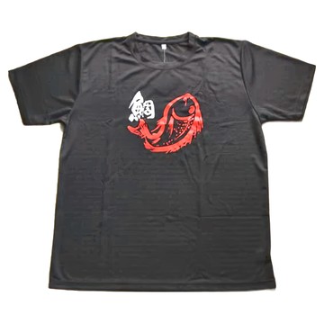 海釣 鯛 T恤 台灣製造 服飾  L  黑色