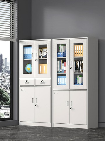 鋼制資料憑證檔案柜辦公鐵皮文件柜帶鎖陽臺工具收納儲物柜鐵柜子/文件櫃/資料櫃/檔案櫃/辦公櫃/儲物櫃/收納櫃/置物櫃/更衣櫃/多層櫃/公文櫃