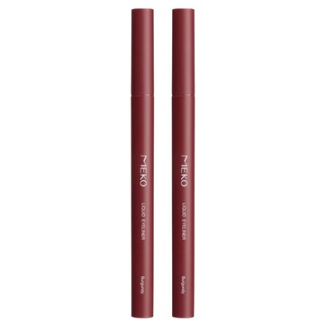 MEKO 絕對精準極細持久眼線液筆 0.5g  04 玫瑰棕  2支