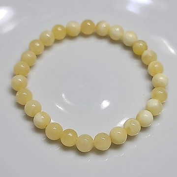 蜜蠟玉  米黃玉 手鍊 6mm 8mm 手環 手珠 ❤晶寶水晶#Z79