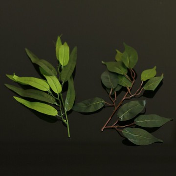 裝飾葉子仿真植物假塑料植物樹葉仿真壽司刺身裝飾品魚缸造景用品