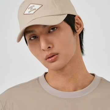 BBC EARTH 男女 DIAMOND SLOGAN BALLCAP 休閒帽 米色 BE5ACA06U310