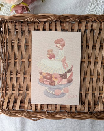 【新品上市】- 明信片 - Sweetheart Tom & Anne / 棉花糖摩卡