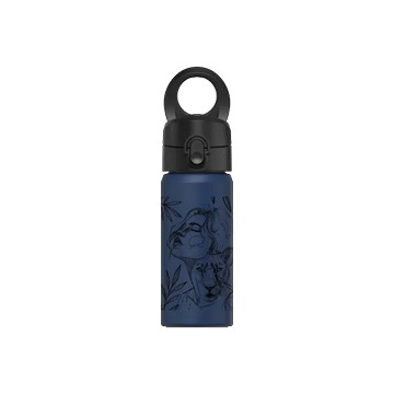 磁吸水壺 AquaStand 不鏽鋼 480cc - 無吸管 子夜藍 - MYMY REVERZ TATTOO - BANDIA