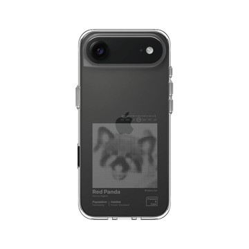 iPhone Air Clear Case（相機按鈕） 透明 - RHINOSHIELD X Taipei Zoo - 小貓熊：動物圖鑑