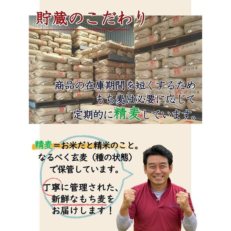 信州ファーム荻原 もち麦 3kg (1kg×3) 長野県 信州産 国産 精麦 健康 食物繊維 大麦 もちもち