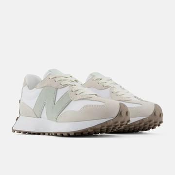 NEW BALANCE NB 327系列 女鞋 復古 麂皮 灰白綠 流行 穿搭 運動 休閒鞋 W327SUB