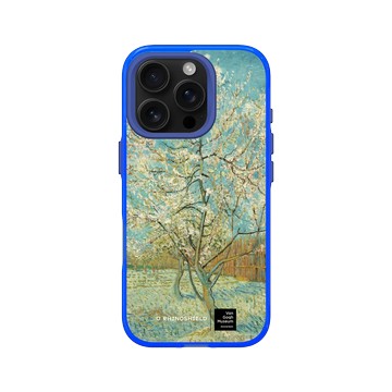 iPhone 16 Pro Clear 激光藍 - Van Gogh Museum - 盛開的桃花