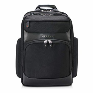 Everki Onyx Premium Business Executive 173-Inch Laptop Backpack Ballistic Nylon and Leather Travel Friendly EKP132S17 B