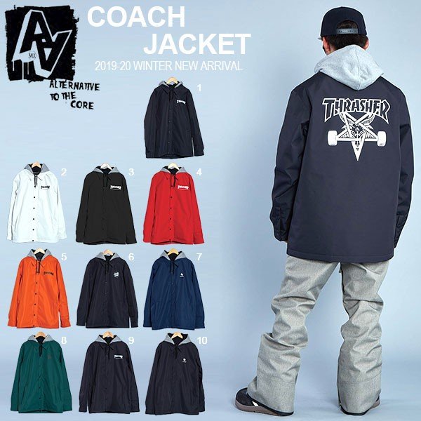 激安本物 AA HARD WEAR COACH JACKET THRASHER asakusa.sub.jp