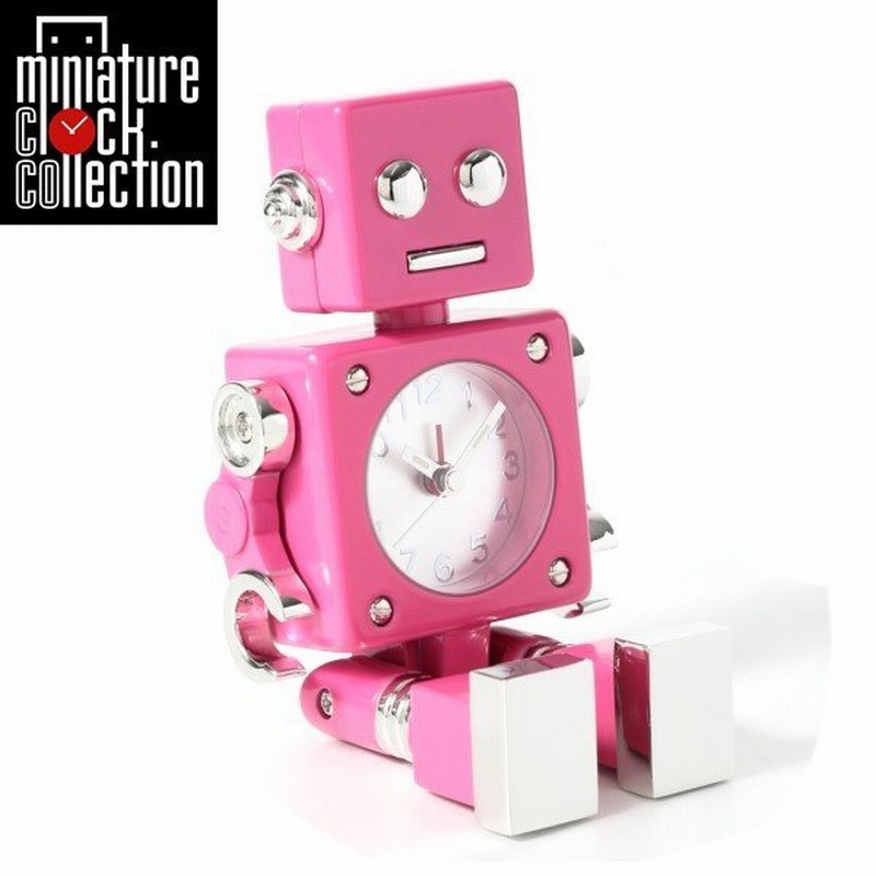 ミニチュア クロック 置時計 ロボット型 おしゃれ 小さい アナログ 卓上インテリア デザイン かわいい 雑貨 Ac570 Hpk 通販 Lineポイント最大0 5 Get Lineショッピング