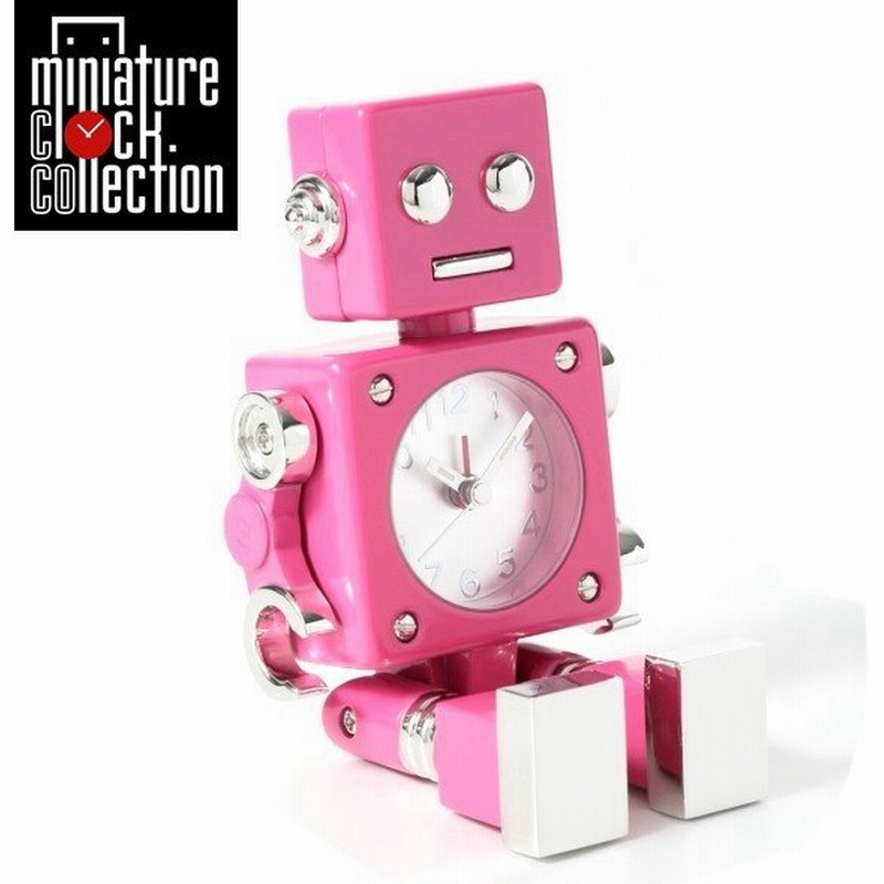 ミニチュア クロック 置時計 ロボット型 おしゃれ 小さい アナログ 卓上インテリア デザイン かわいい 雑貨 Ac570 Hpk 通販 Lineポイント最大0 5 Get Lineショッピング