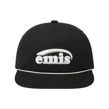 韓國 emis NEW LOGO COTTON TRUCKER HAT 新Logo棉質卡車帽 黑色BLACK
