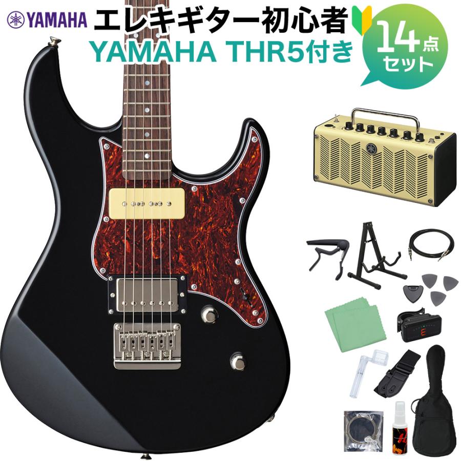 YAMAHA ヤマハ PACIFICA311H BL エレキギター初心者14点セット 〔THR5アンプ付き〕 ブラック 黒 パシフィカ PAC311