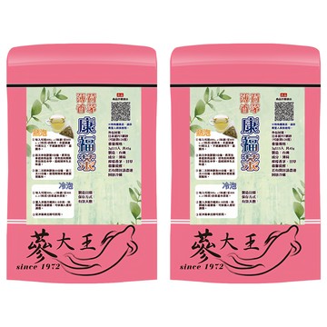 蔘大王 薄荷香茅康福茶包  3g  2袋  15包