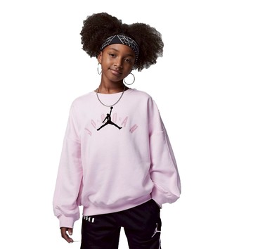 (GS) Air Jordan Soft Touch Mixed Logo Sweatshirt 'Purple'