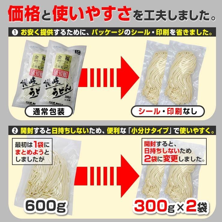 最安値挑戦商品 訳あり 純生 讃岐うどん ドーンと6食 便利な個包装 300g×2袋 600g 醤油 つゆ プレゼント 送料無料 激ウマ 得トクセール 特産品