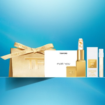 【TOM FORD】 太陽輕吻金箔潤唇膏 2g | 獨家客製刻印 | 生日禮物 |女生送禮 | 護唇膏 | 潤唇膏| 彩妝推薦 | 護唇蜜 口紅 |女生送禮推薦