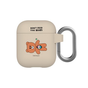 【正版授權】Noyisin請勿餵食殭屍熊強悍防摔AirPods保護套