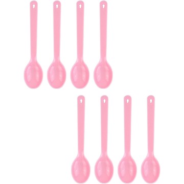 kitchen U 中號湯匙  8個  淺粉色